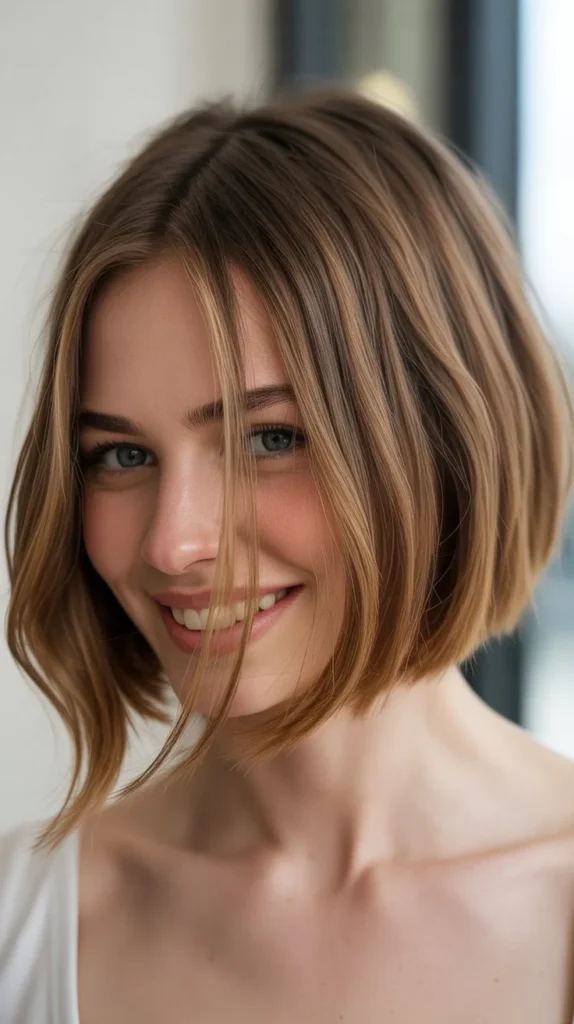 Graduated Bob with Angled Front