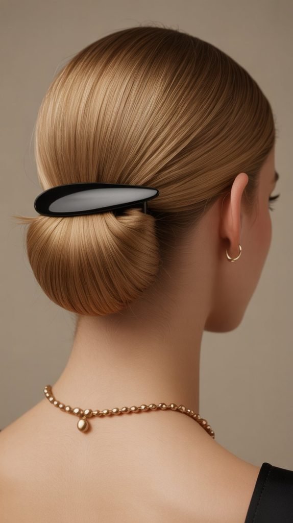 Sleek Low Chignon