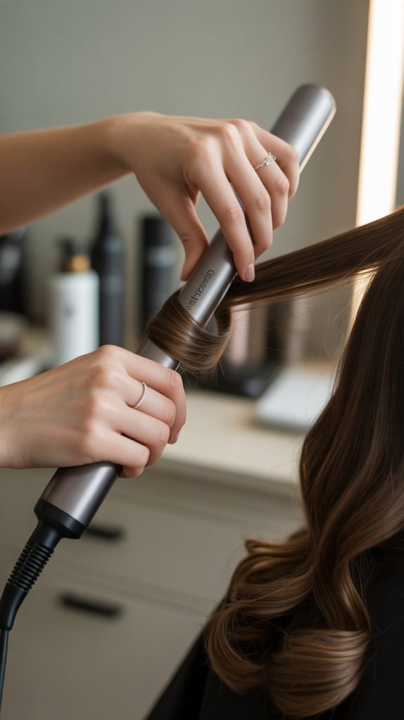 Basic Curling Technique with a Straightener