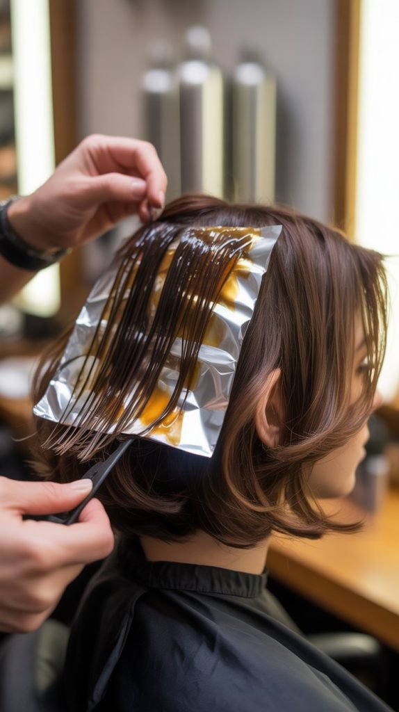 Caramel Foil Highlights