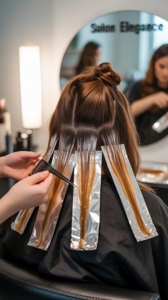 Caramel Foil Highlights