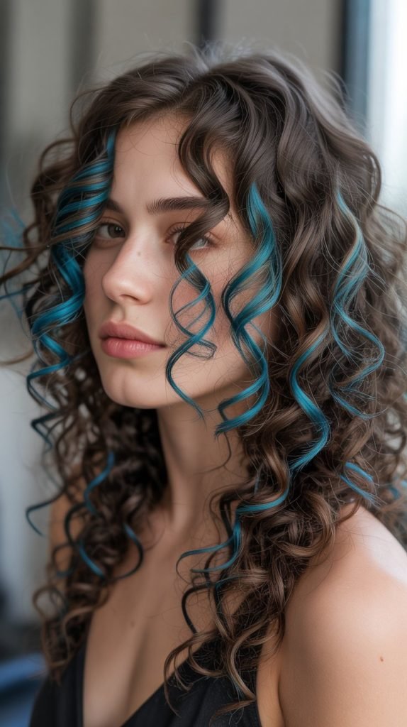 Understanding Electric Blue Balayage for Curly Hair