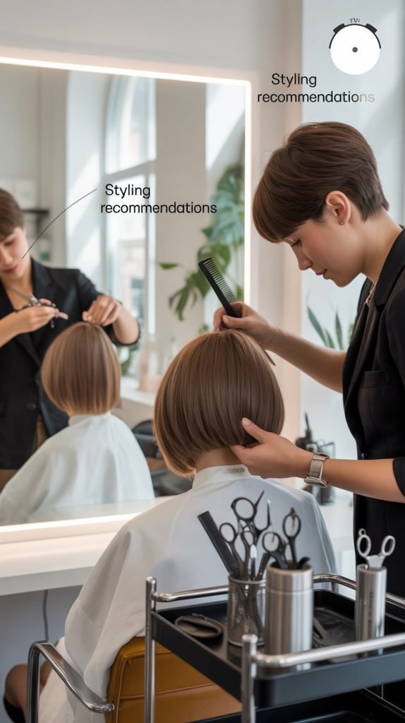 . Maintenance Requirements for Bangs and Stacked Inverted Bobs