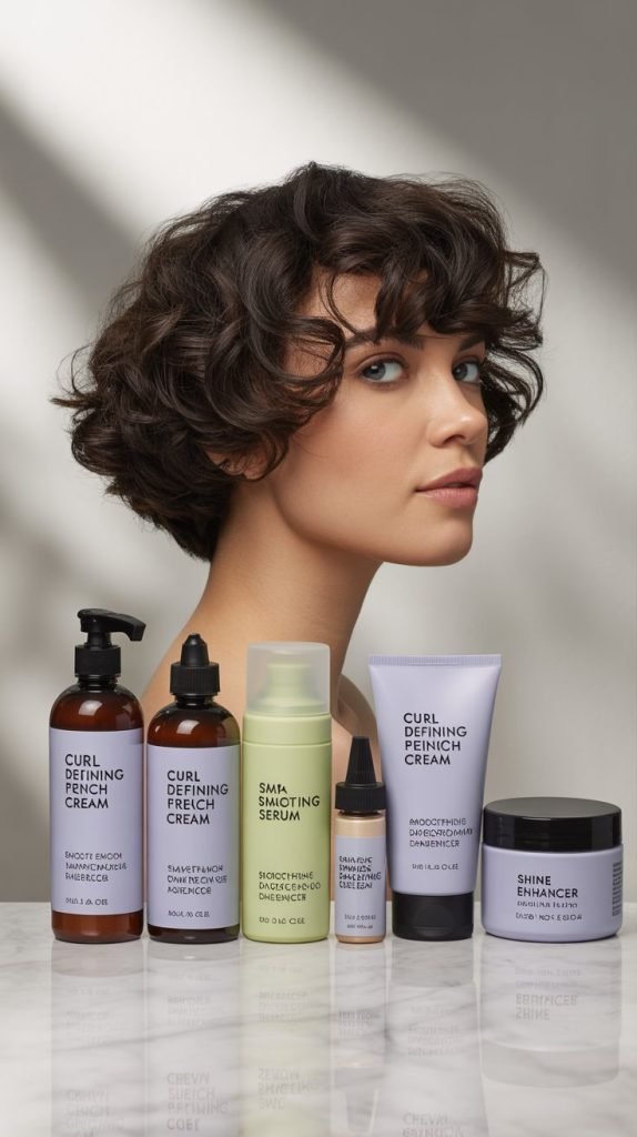  French Bob with Styling Product Selection