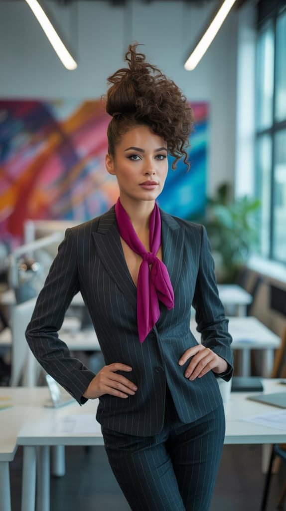  Curly Faux Hawk Updo