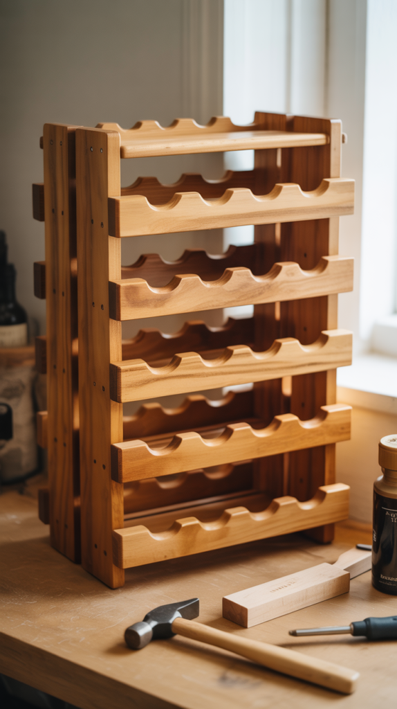 Wooden Wine Rack