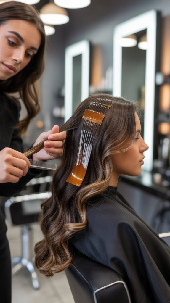 Foiled Caramel Streaks