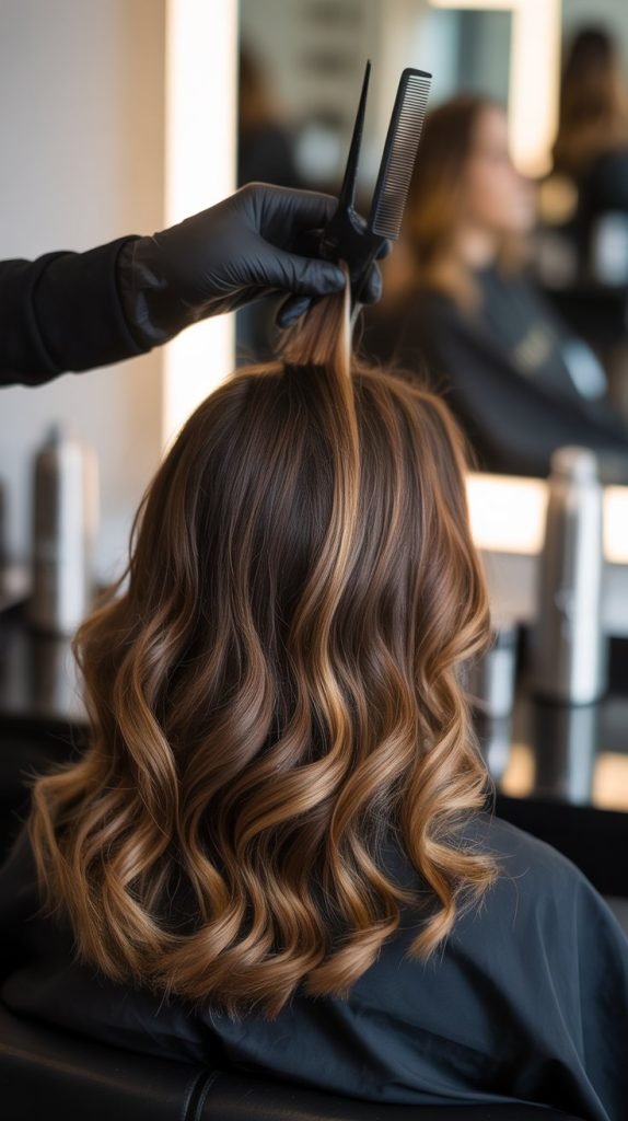 Balayage Caramel Sweeps