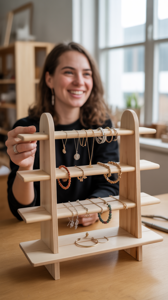 Simple Jewelry Display Stand
