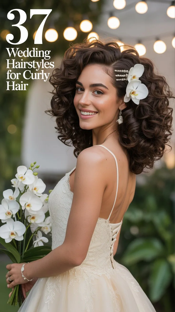Wedding Hairstyles for Curly Hair