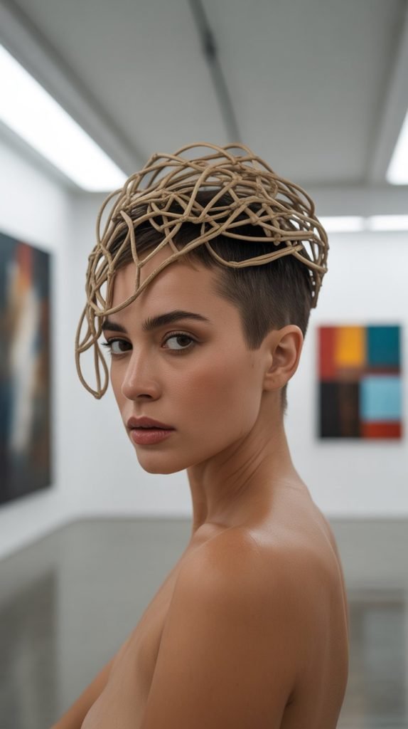  Woven Hair Sculptures