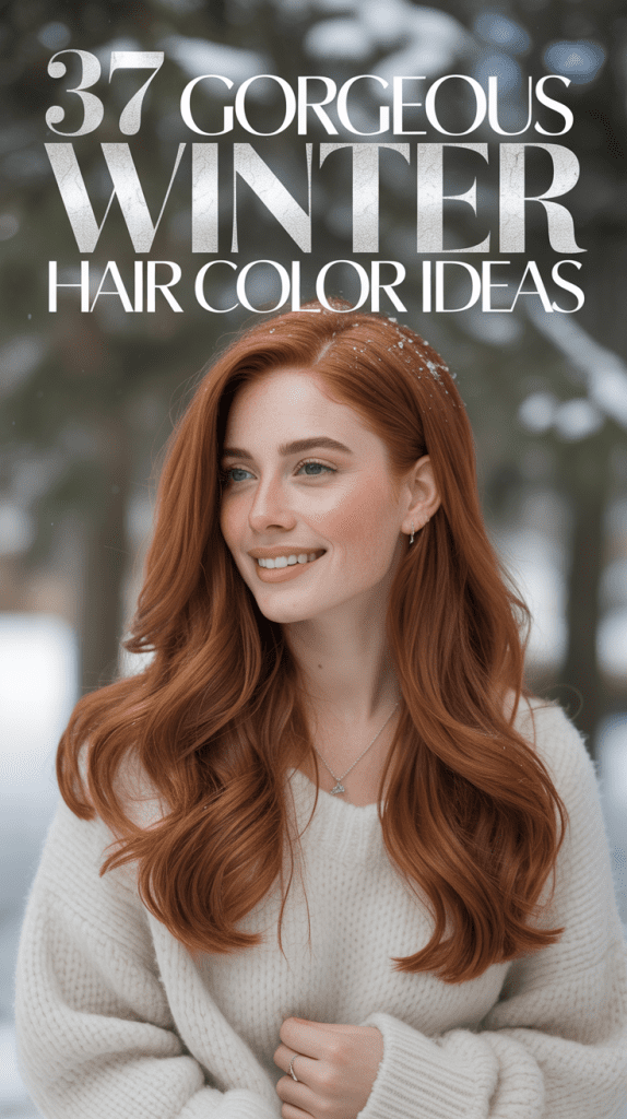 Gorgeous Winter Hair Color Ideas