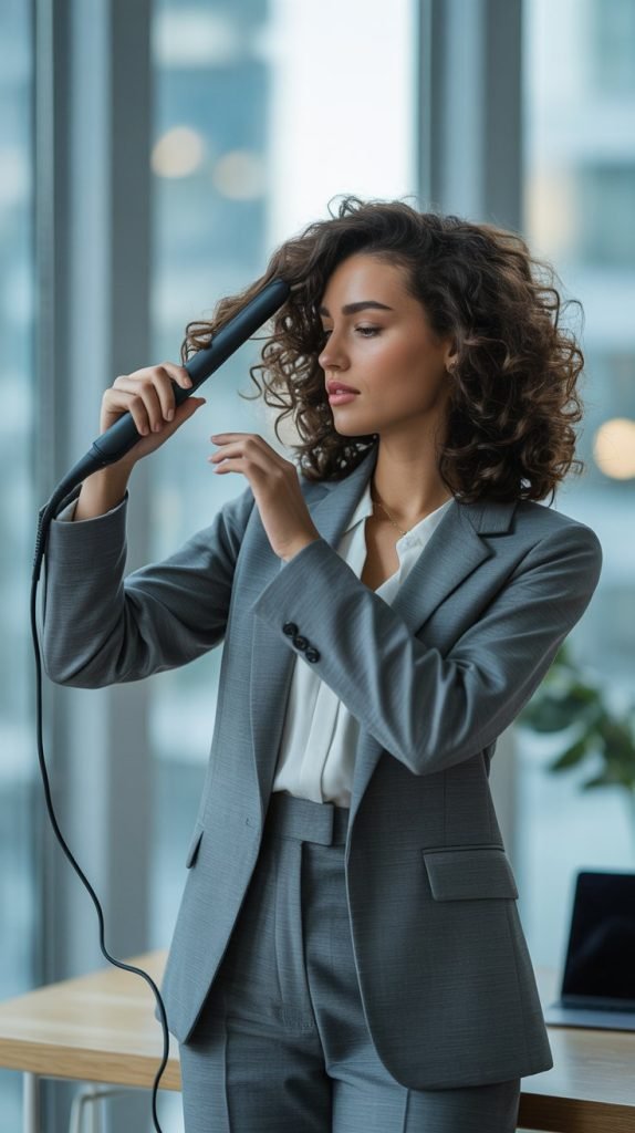 Maintaining Your Curled Ends Throughout the Day