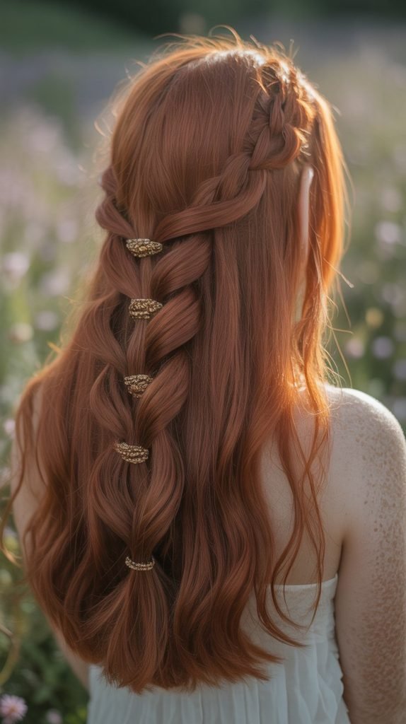 Long Layered Artistic Expression