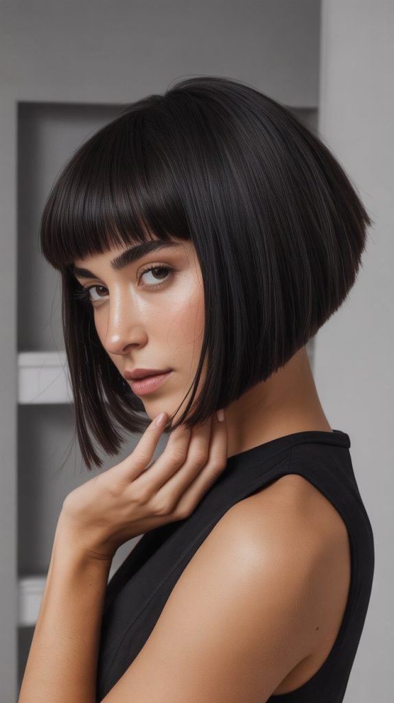 Blunt Stacked Inverted Bob