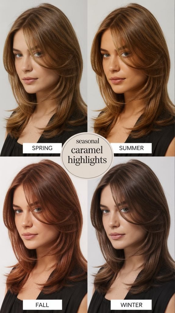 Seasonal Caramel Highlight Variations