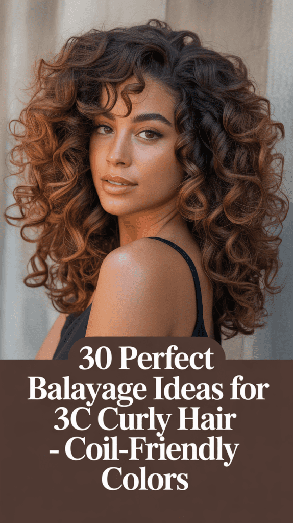 Perfect Balayage Ideas for 3C Curly Hair - Coil-Friendly Colors