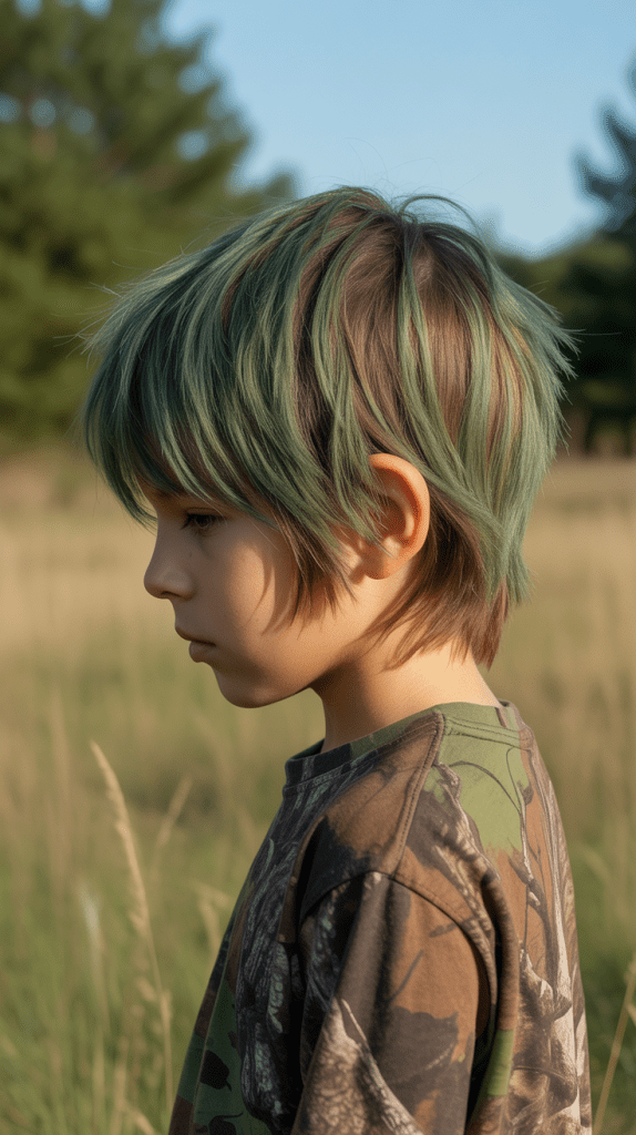 The Layered Cowlick Camouflage