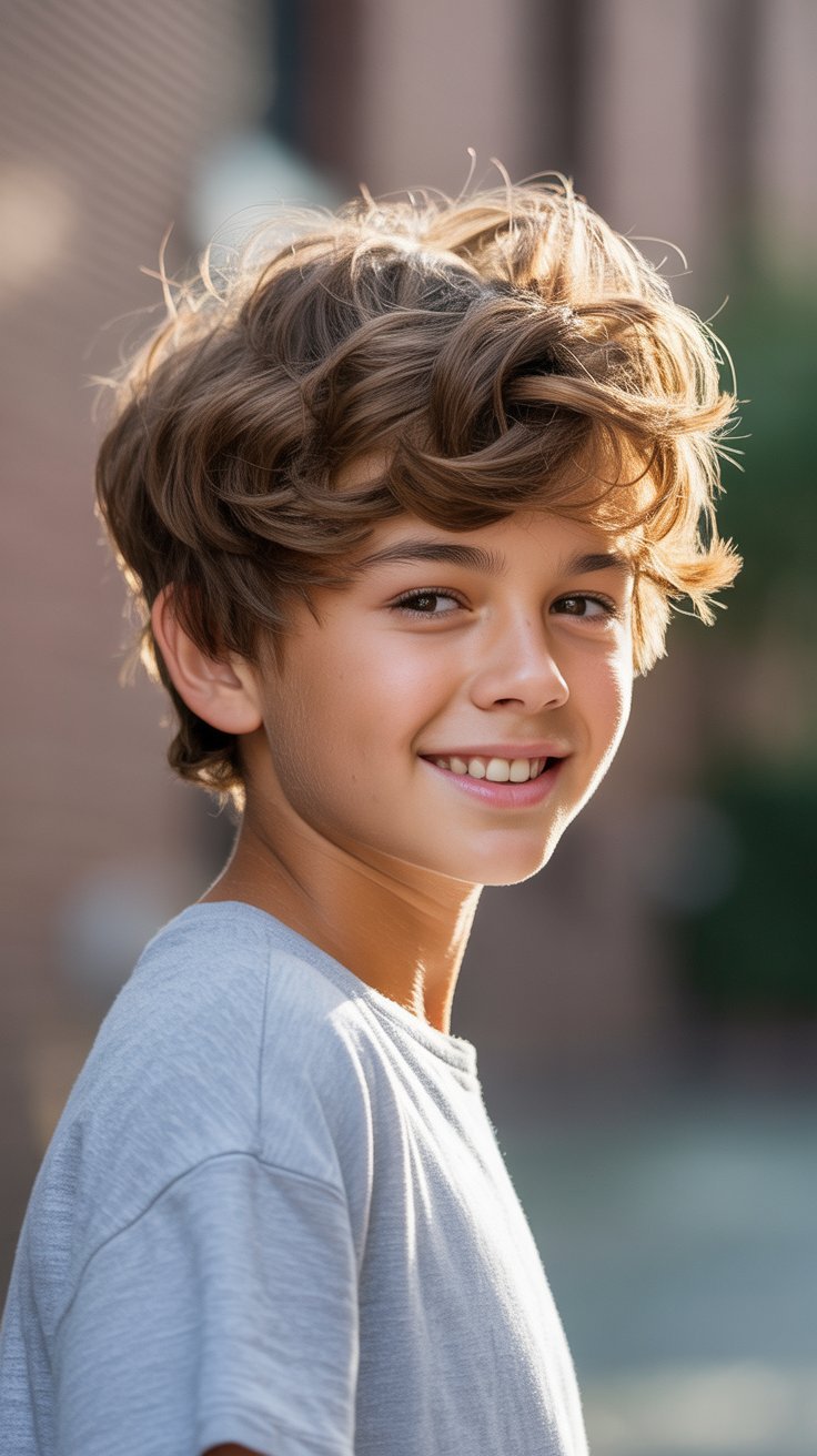 Awesome Short Haircuts for Boys with Wavy Hair - Effortless Style