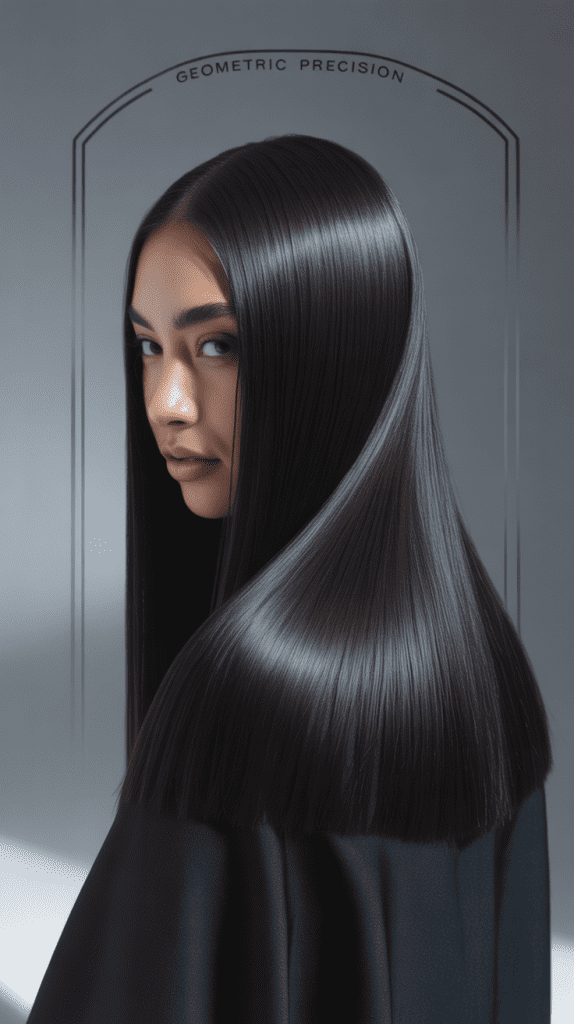 Giselle's Pin-Straight Hair