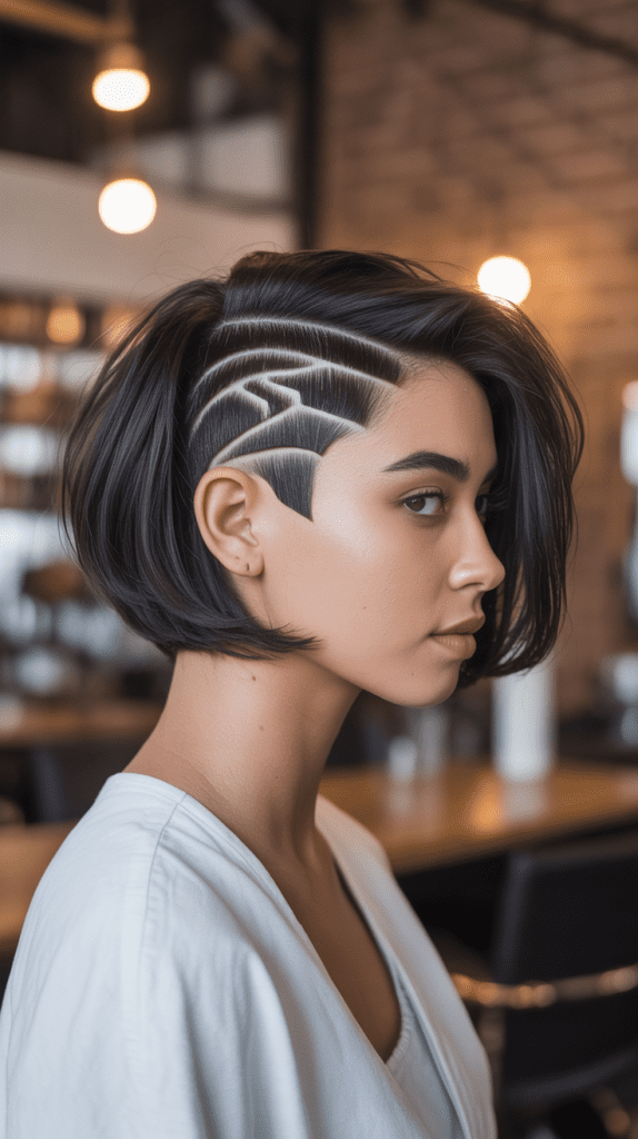 Pixie Bob Hybrid with Undercut Detail