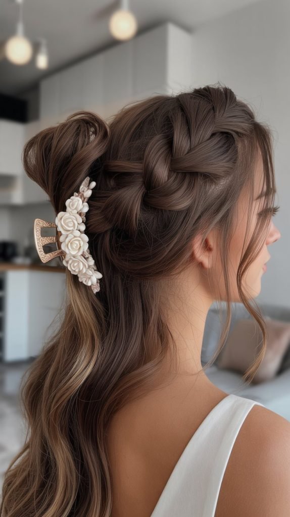  Braided Claw Clip Combo