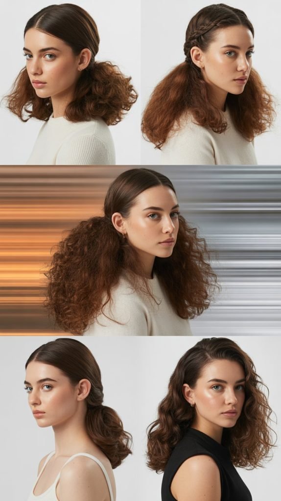 Mid-Length Hair with Seasonal Adaptability