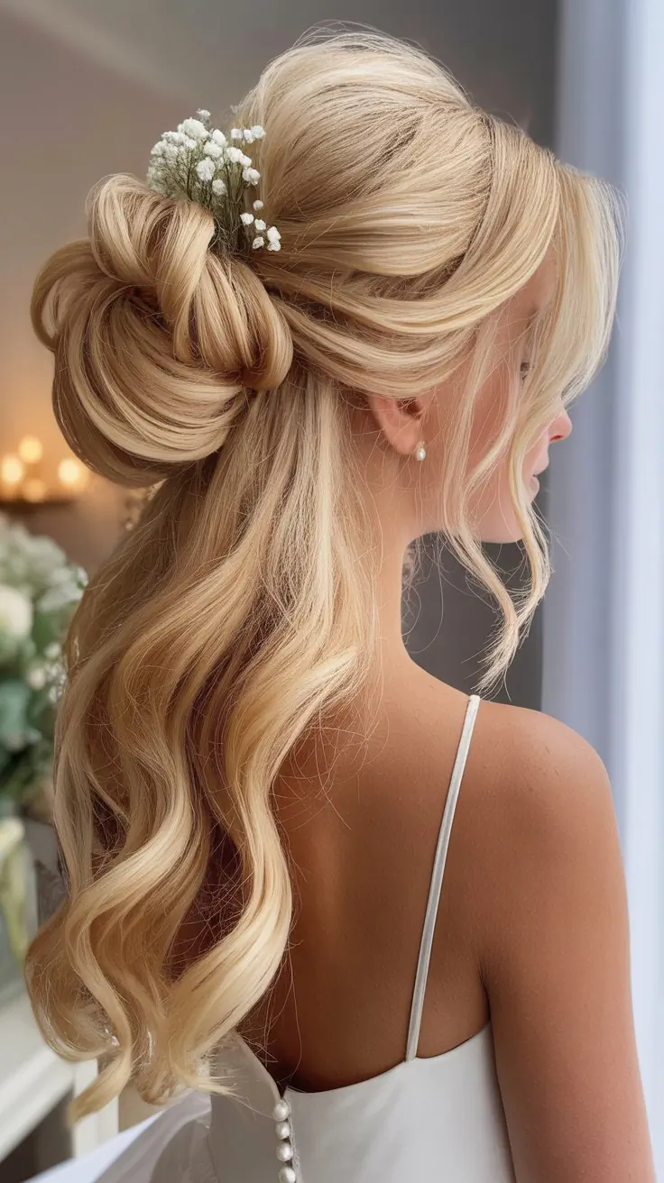 35 Blonde Wedding Hairstyles for Long Hair