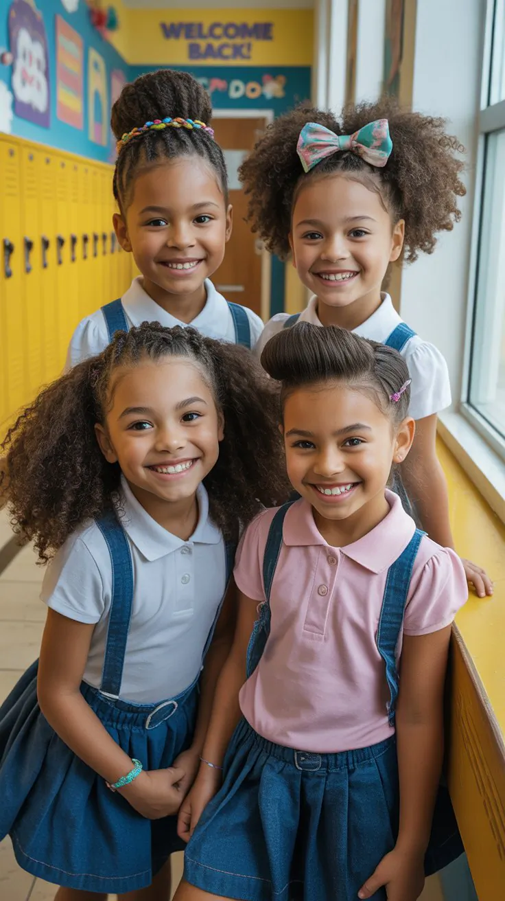 30 Cute First Day of School Hairstyles for Curly Hair You’ll Love