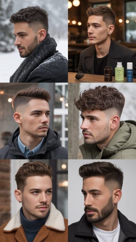 Stock Photo Of Men 2026.30 Winter Haircuts for Men 2026: Fresh Trends - Elderly Seniors Insight
