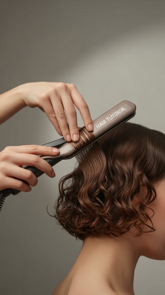 Basic Curling Technique for Short Hair