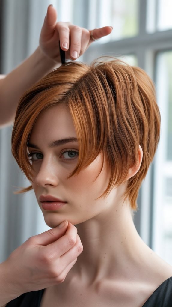 Short Hair with Perimeter Enhancement
