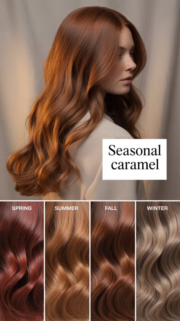 Seasonal Caramel Highlight Variations