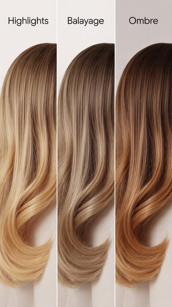 Long Stacked Inverted Bob Color Techniques