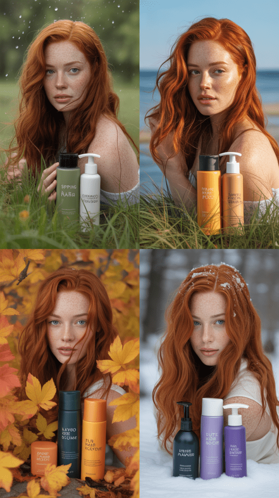 Seasonal Care Adjustments for Red Hair