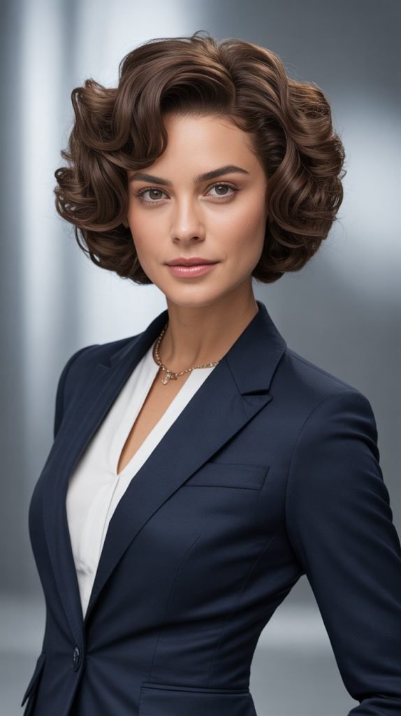 Structured French Bob for Professional Settings