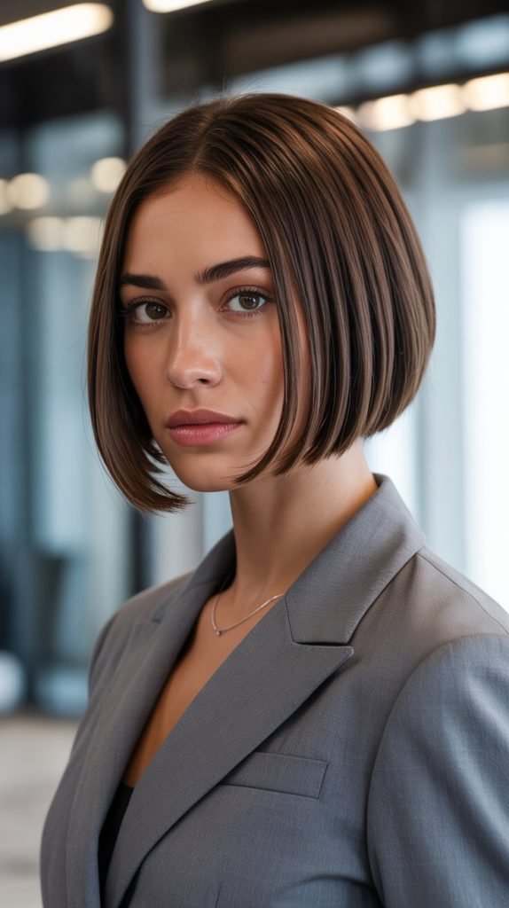  Sleek Graduated Stacked Bob