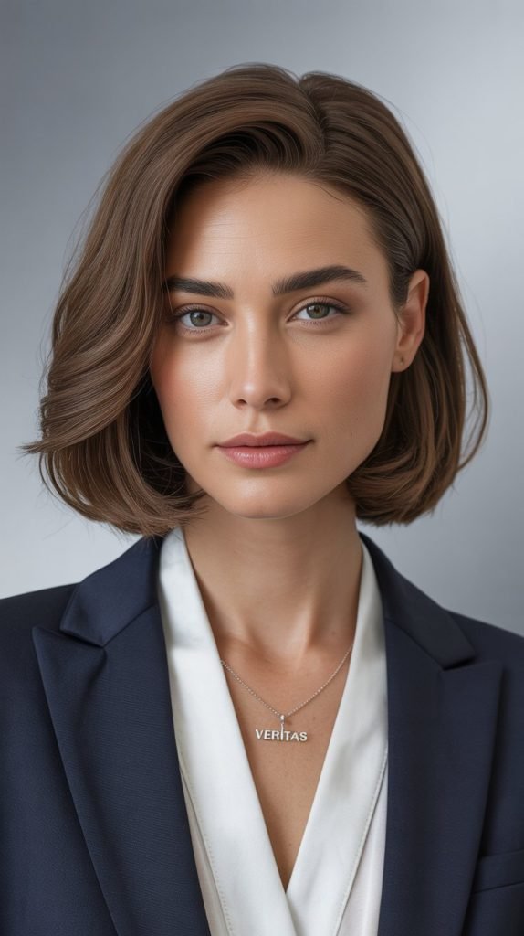 Ash Brown for Cool-Toned Brunettes