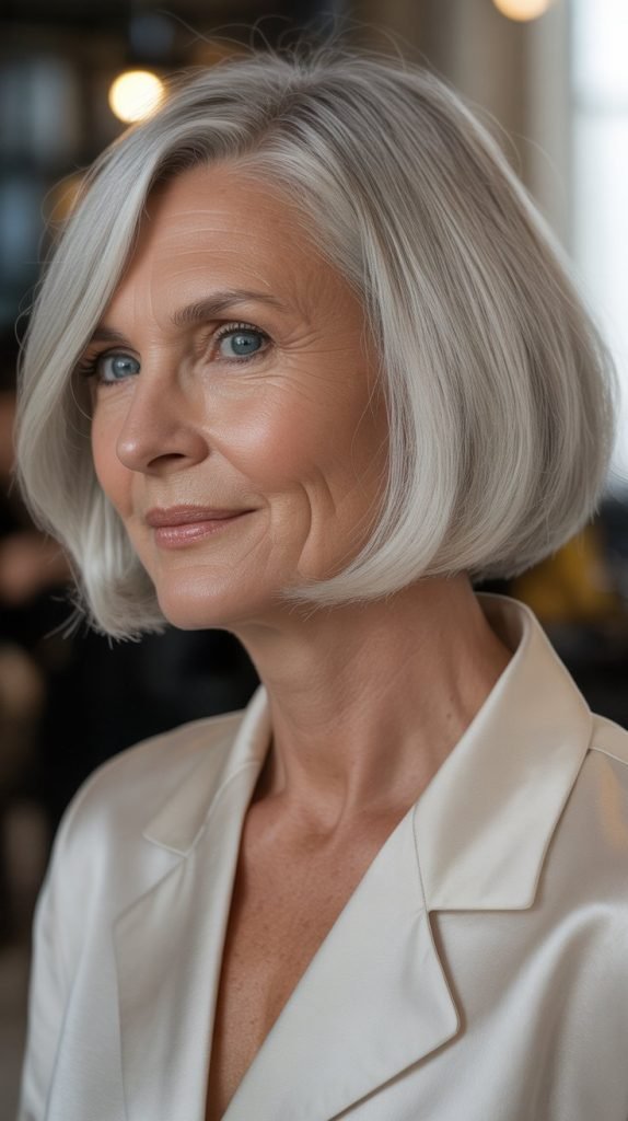 Smooth Bob with Shine