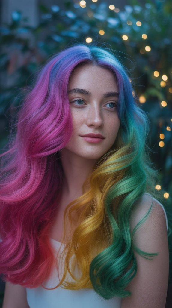 Digital Rainbow Pixels