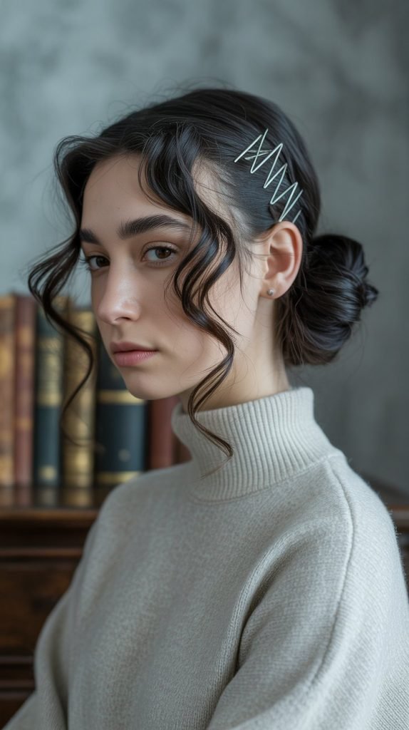 Twisted Side Messy Bun