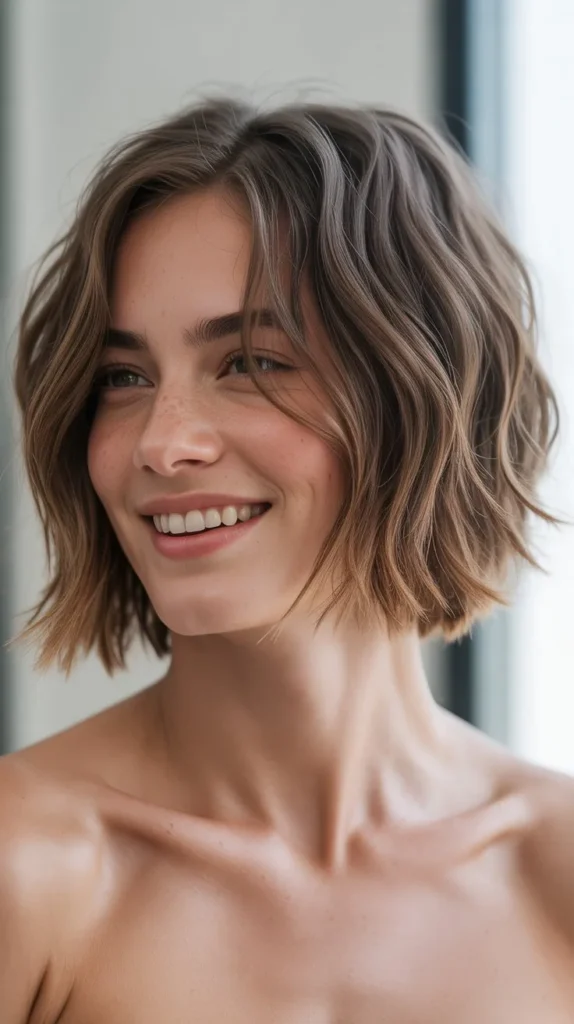 Choppy Bob with Textured Ends