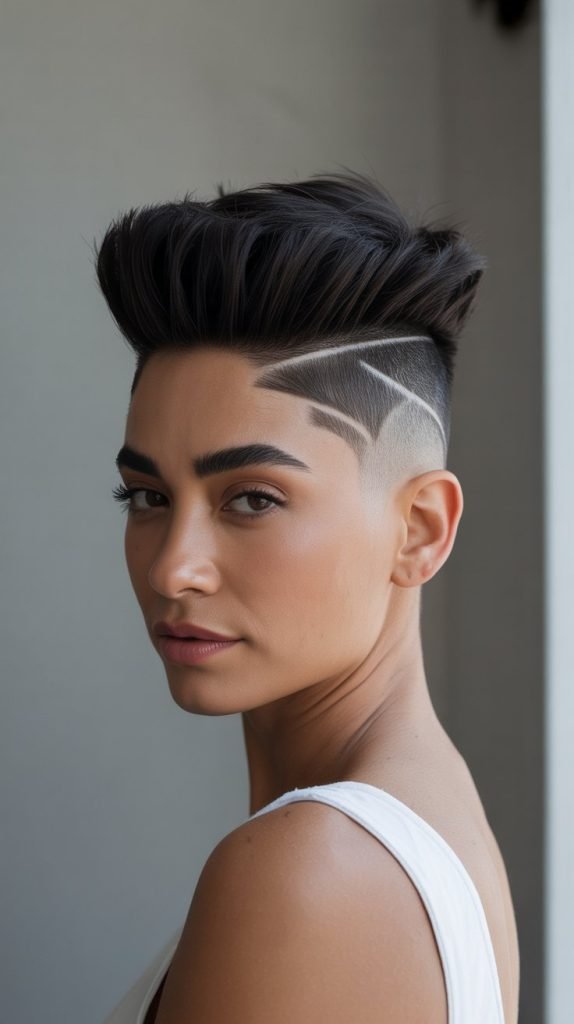 Buzz Cut Fade with Textured Top