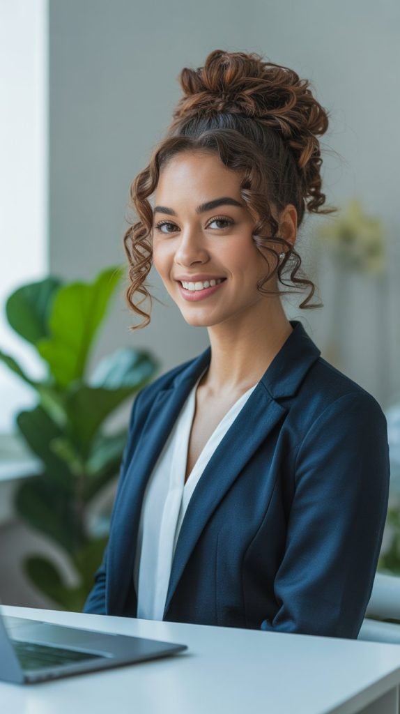 Half-Up Twisted Style