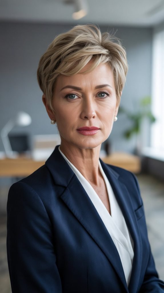 Pixie Cuts in Professional Settings