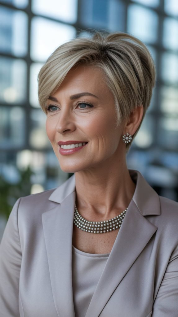 Sleek and Polished Pixie