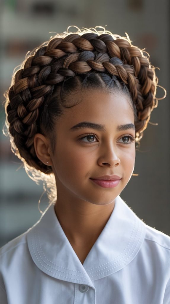 Triple Strand Braid Crown