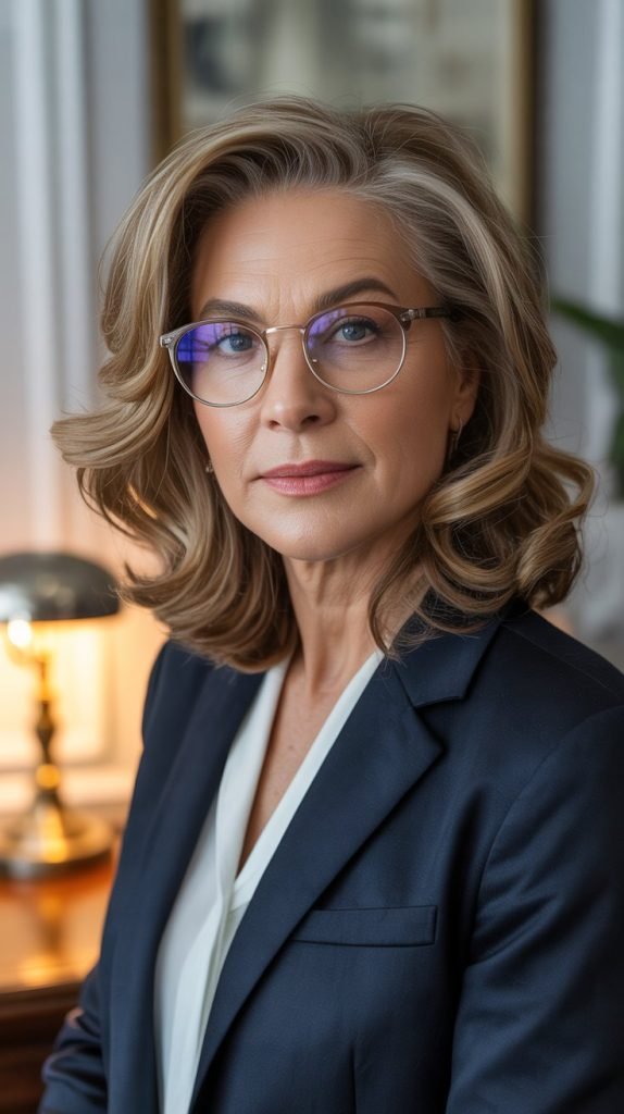  Shoulder-Length Layers with Face-Framing