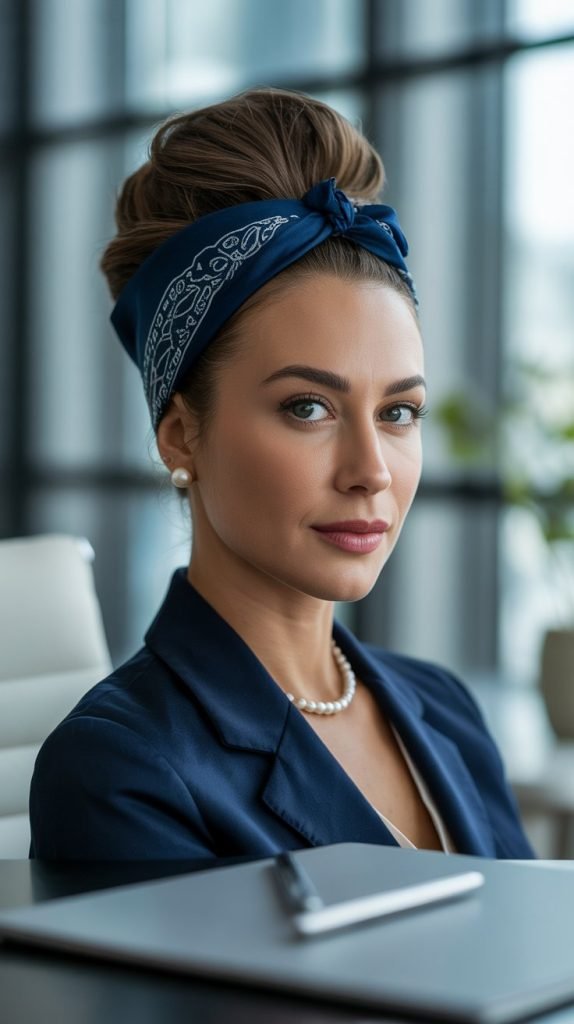 Twisted Bandana Chignon