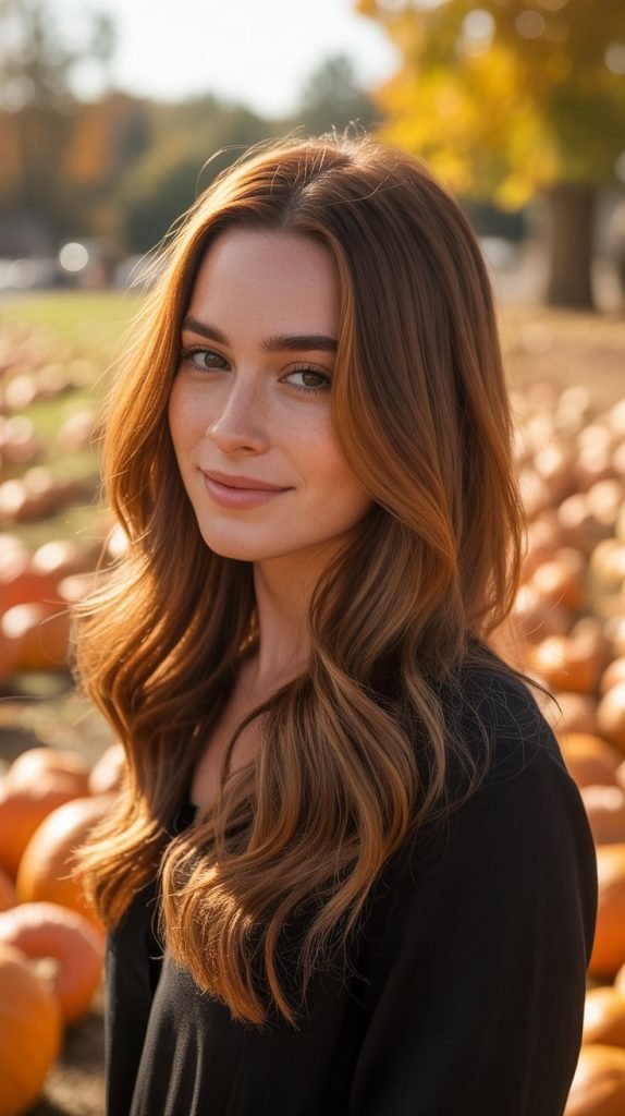  Pumpkin Spice Balayage